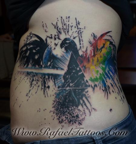 Tattoos - Pink Floyd Darkside of The Moon Eagle Silhouette - 111761